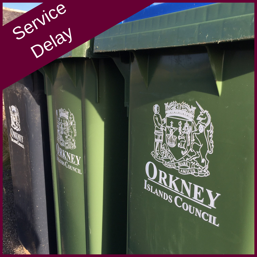 Refuse collection delay Monday 27 March